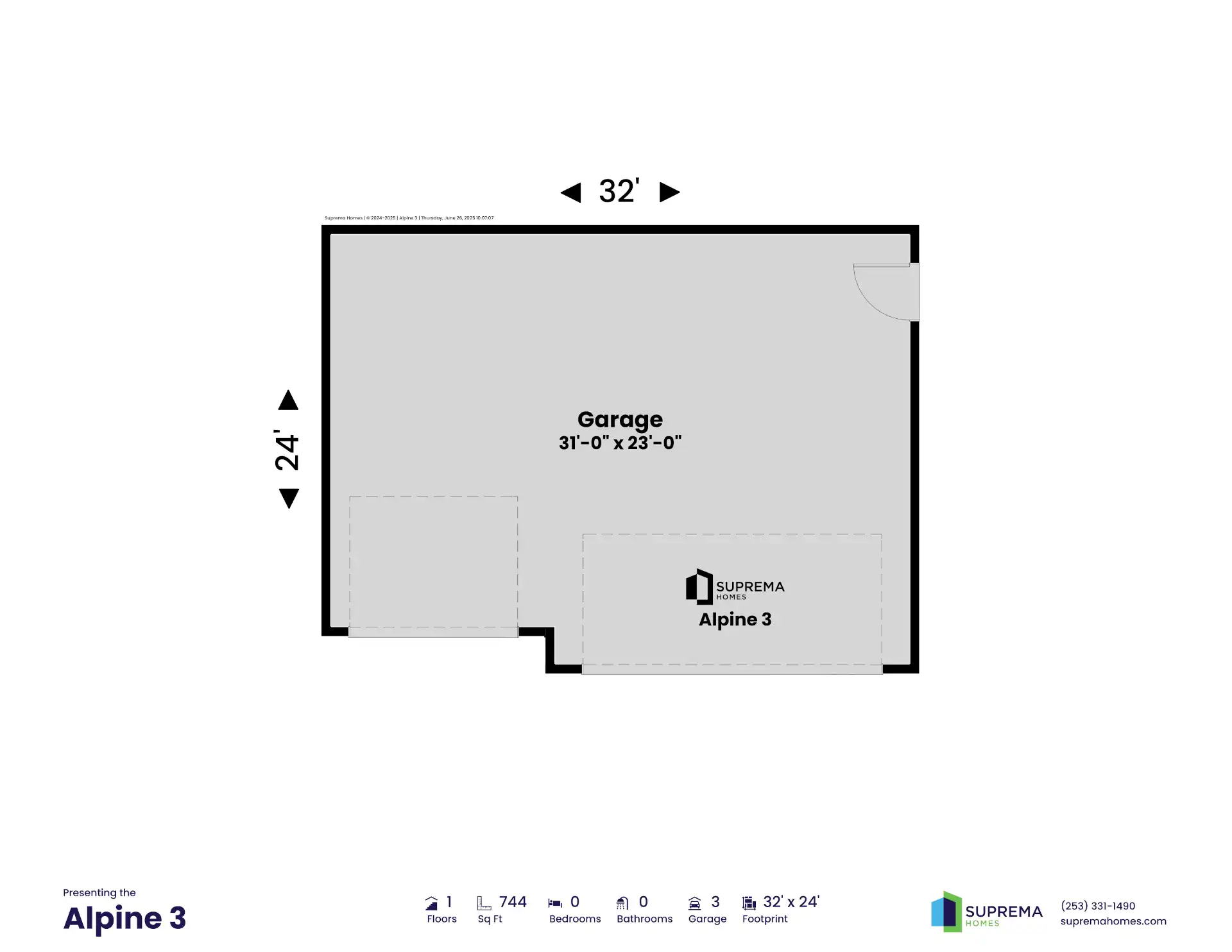 Suprema Homes Alpine 3 Floor Plan