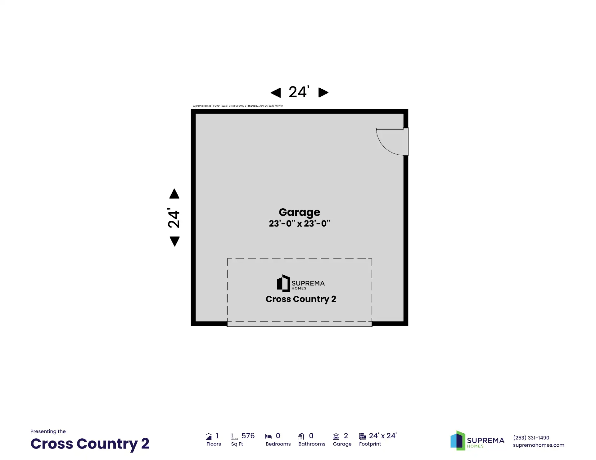 Suprema Homes Cross Country 2 Floor Plan