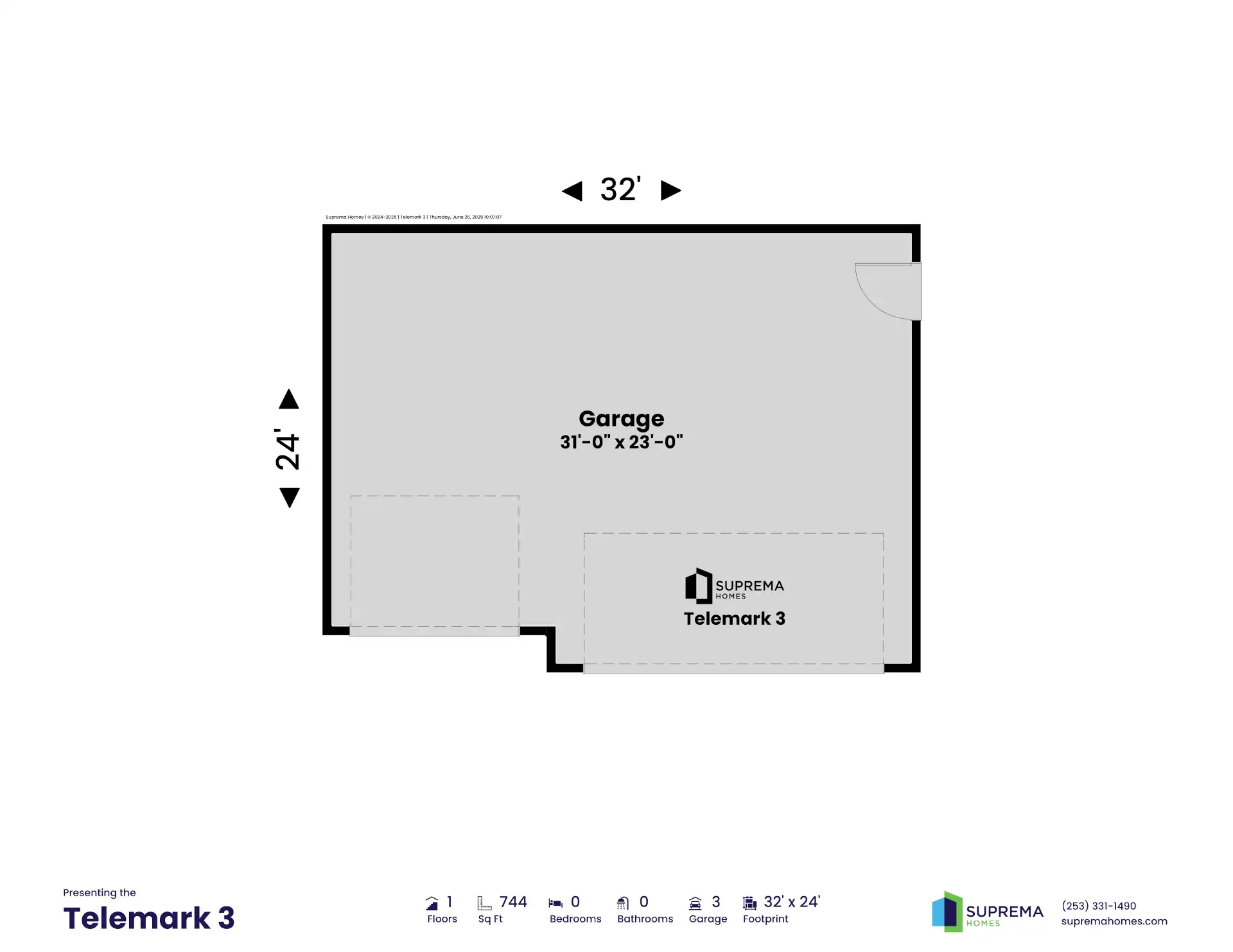 Suprema Homes Telemark 3 Floor Plan
